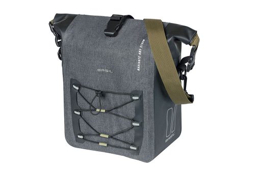 Basil egyoldalas táska Navigator Storm MIK Side M, 12-15 l, fekete