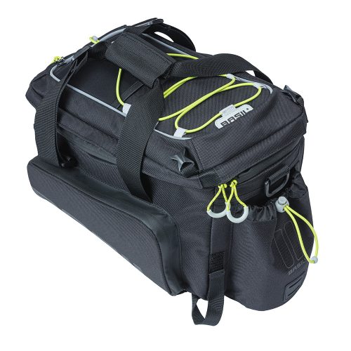 Basil csomagtartó táska Miles Trunkbag XL Pro, Universal Bridge System, fekete lime