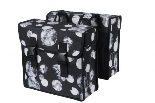 Basil dupla táska Mara XL Sphere Double Bag, pántos, fekete/szürke