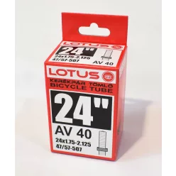 Lotus tömlő 24x1,75-2,125 AV40 47-54/507