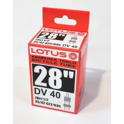   Tömlő28x1 1/2 Lotus dv40 35-42/622-635 28x1.1/2 gv40  dobozos