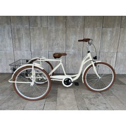   Toldi 26" háromkerekű kerékpár - 1 sebességes - kontrás hosszú kivitel - Bármilyen színben