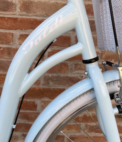 Toldi női városi kerékpár - 3 sebességes kontrás agyváltós - 26" - Babyblue színben