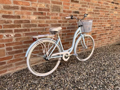 Toldi női városi kerékpár - 1 sebességes kontrás - 28" - Babyblue színben