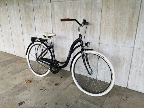 Toldi női városi kerékpár - 6 sebességes láncváltós - 28" - Fekete színben