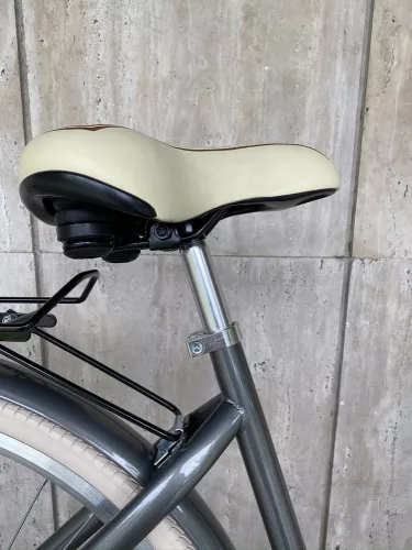 Toldi Premium női városi kerékpár - 1 sebességes kontrás - 28" - Titán színben
