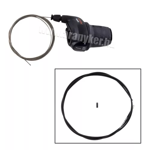 Nexus agyhoz váltómarkolat 7-es revoshift c-3000+bowden fekete fix áras termék