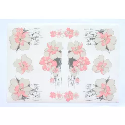 Matrica-szett virág 2/krém