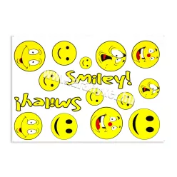 Matrica-szett smiley 2