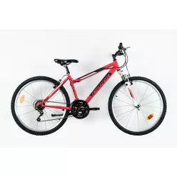   Neuzer Adventure női mtb kerékpár 18 sebességes - 17"-os vázzal | eper/fekete