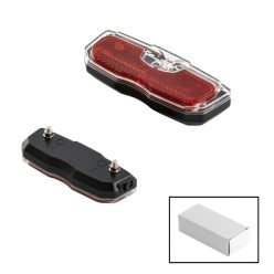 Hátsólámpa csomagtartóra elemes slim x led + 2xaa elem