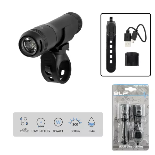 Elso-lampa-usb-kormanyra-BLP-alu-3-7v-2600mah-300lm