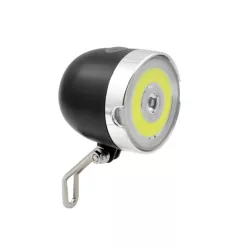   Elsőlámpa elemes 1+chips led cruiser fekete villára blp elem nélkül