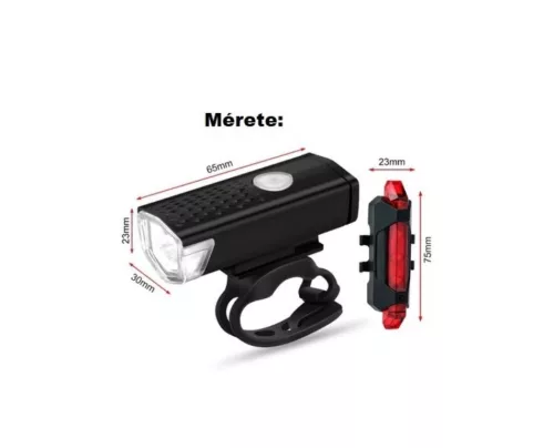 Lampaszett-usb-toltheto-fekete-hatsolampa-piros-fenyu-szogletes