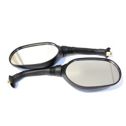 Visszapill.Tükör 6mm szár e-bike-robogó fekete