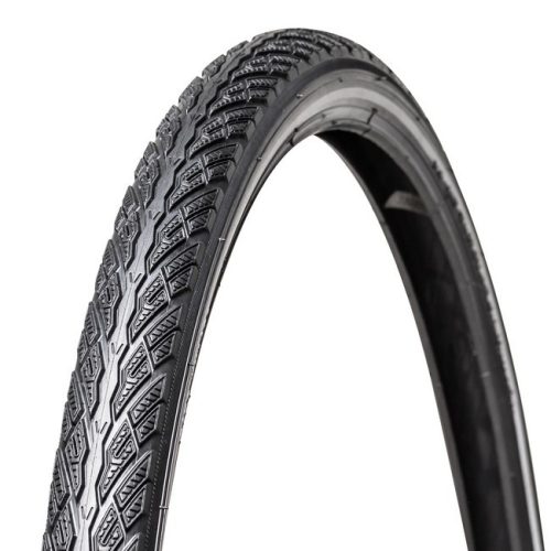 Vee Rubber kerékpáros külső gumi 47-559 26x1,75 VRB447 Comfort Plus, 3 mm defektvédelemmel, reflektoros, fekete