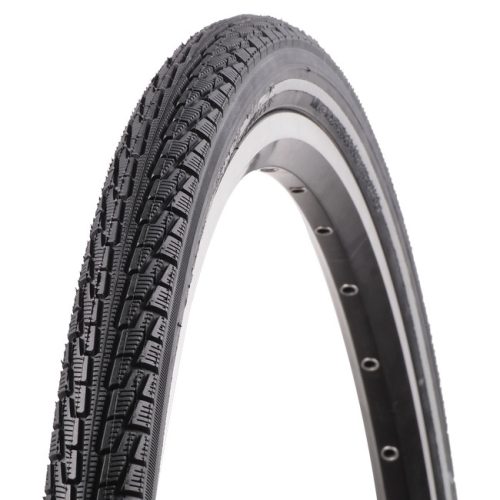 Vee Tire kerékpáros külső gumi 37-622 700x35C VRB349 City Cruz, Energetic Compound, B-proof Plus, 2mm defektvédelemmel, reflektoros, fekete (B34905)