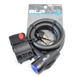 Lakat blp spirál 12x1000mm +tartó matt fekete