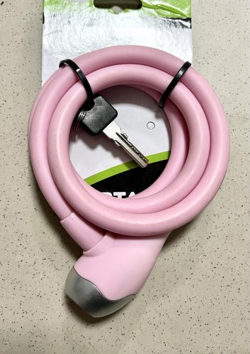 BLP szilikon gumis sodrony lakat - 10 x 600 mm - Rózsaszín színben