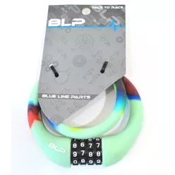   Lakat blp 4 számkobinációs szilikon 12x600mm pisztácia-szivárvány