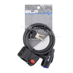 Lakat blp spirál 8x1500mm +tartó matt fekete