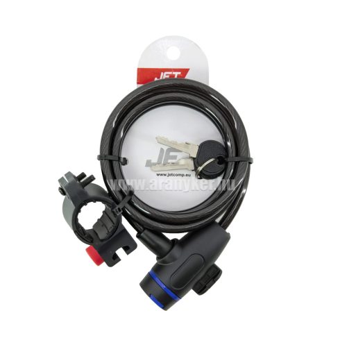 Lakat b-jet spirál 8x1500mm fekete fekete+tartó