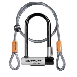Kryptonite Kryptolok MINI7 U-lakat, hurokkábellel