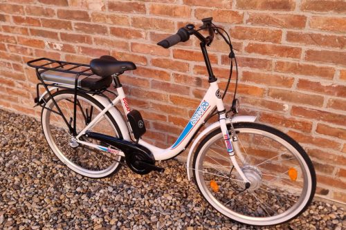 Csepel Budapest Pedelec (OP23) elektromos kerékpár - Fehér színben