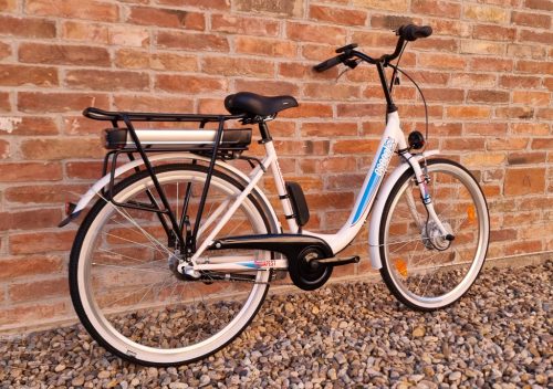 Csepel Budapest Pedelec (OP23) elektromos kerékpár - Fehér színben