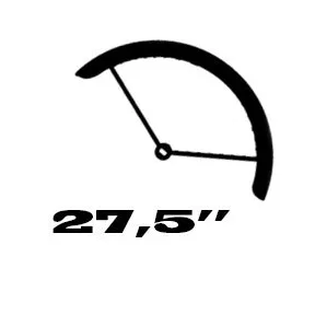 27,5" (ETRTO: 584mm gumimérethez)