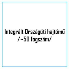 Integrált Országúti hajtómű /~50 fogszám/