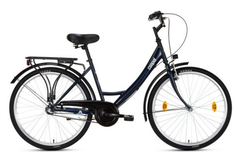 Csepel kerékpár Budapest A 26" N3 - 3 sebességes (Shimano agyváltó) - Női - Sötétkék