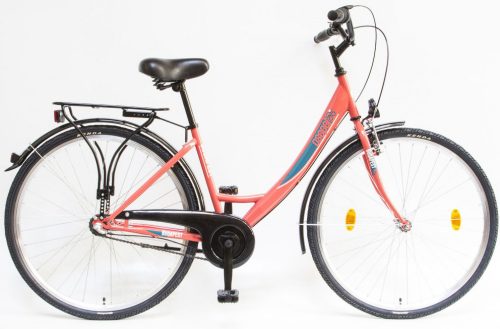 Csepel kerékpár Budapest A 28" - 1 sebességes - Női - Korall