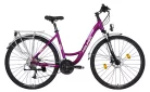 Koliken Blacktour női trekking kerékpár 28" - Teleszkópos - Shimano Hidr. tárcsafék - Lila - Jó minőség - Extra ajánlat