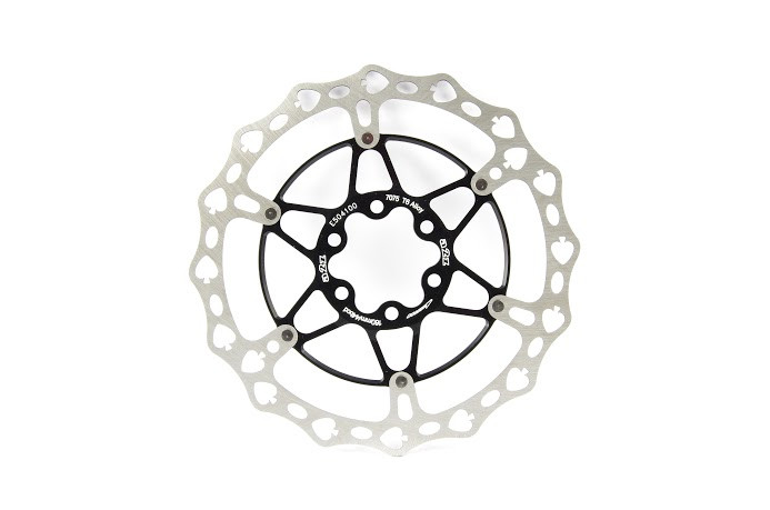 Image of a2Z Teppan-Yaki TY-SPV-TS 6 csavaros féktárcsa [fekete, 160 mm, pikk]