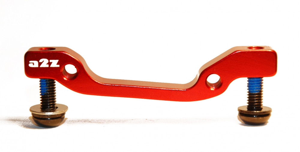 Image of a2Z IS->PM 160 tárcsafék adapter [piros, Első 6" (160mm) IS]