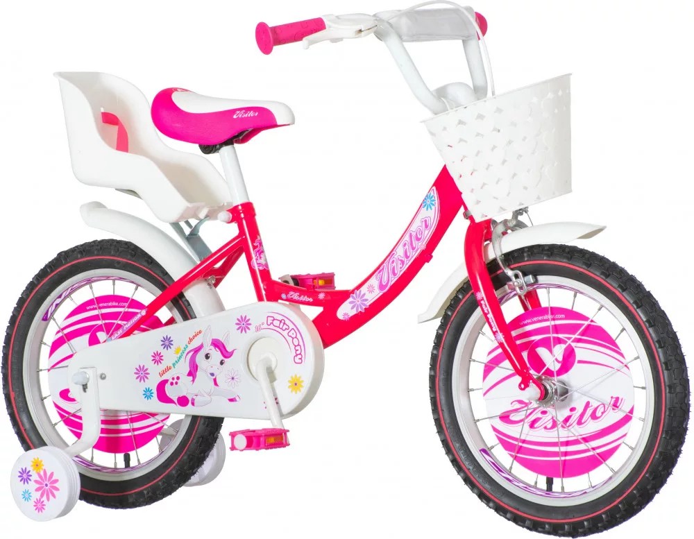 KPC Pony 16" lány pónis gyerek kerékpár - Rózsaszín