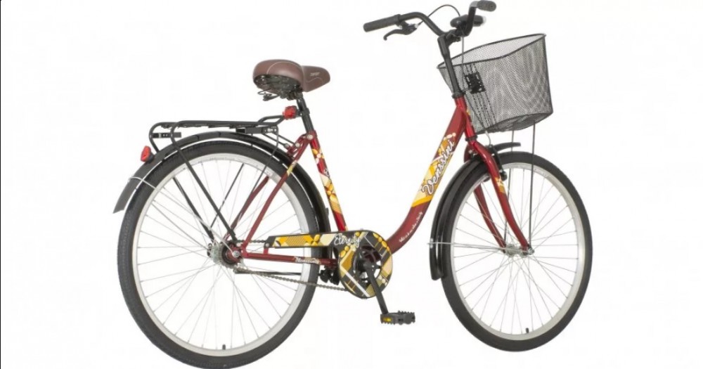 Venssini Eternity CST 26" női városi kerékpár - Bordó színben Venssini Eternity CST 26" női városi kerékpár - Bordó színben