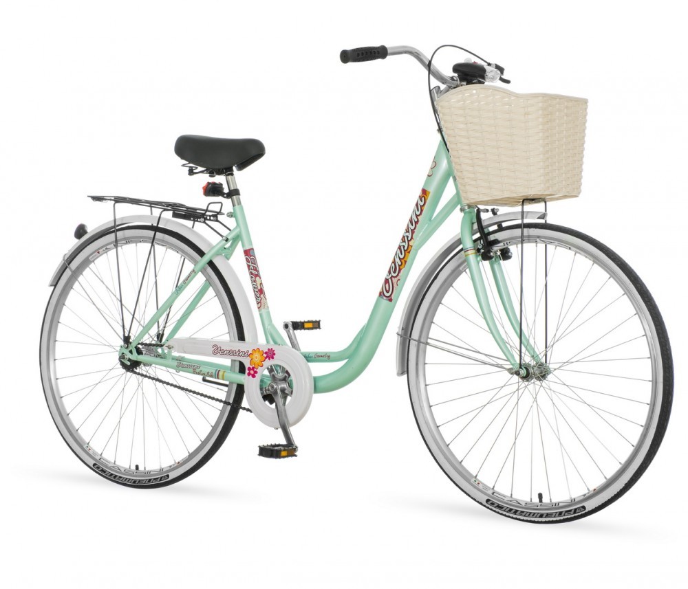 Venssini Diamante 28 világoskék női városi kerékpár