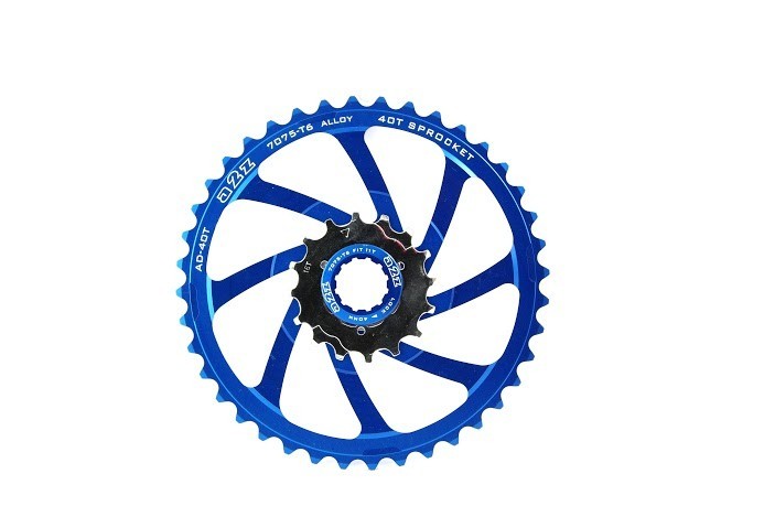 Image of A2Z fogaskoszorú átalakító lánckerék - 40T - Kék
