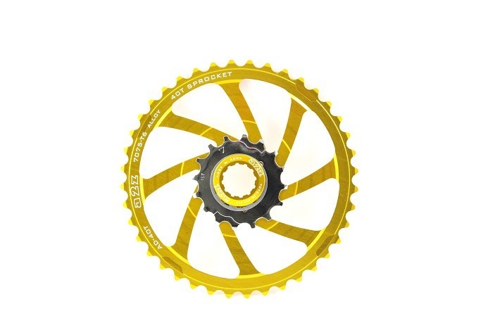 Image of A2Z fogaskoszorú átalakító lánckerék - 40T - Arany