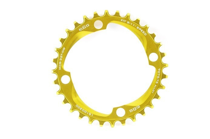 Image of a2Z Narrow Wide (BCD: 96) 4 furatos aszimmetrikus lánctányér [arany, 34]