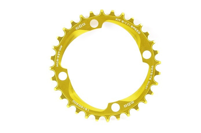 Image of a2Z Narrow Wide (BCD: 96) 4 furatos aszimmetrikus lánctányér [arany, 32]