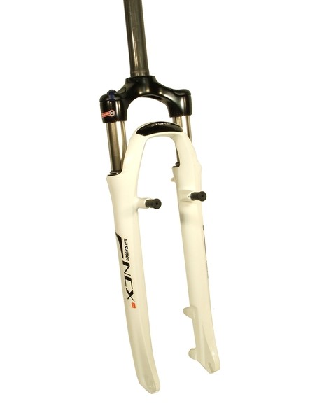 Suntour Teleszkóp - NCX-D-P-LO FEHÉR - 1-1/8"X255MM A-HEAD FEKETE 63MM - Tárcsafék/V-fék Suntour Teleszkóp - NCX-D-P-LO FEHÉR - 1-1/8"X255MM A-HEAD FEKETE 63MM - Tárcsafék/V-fék