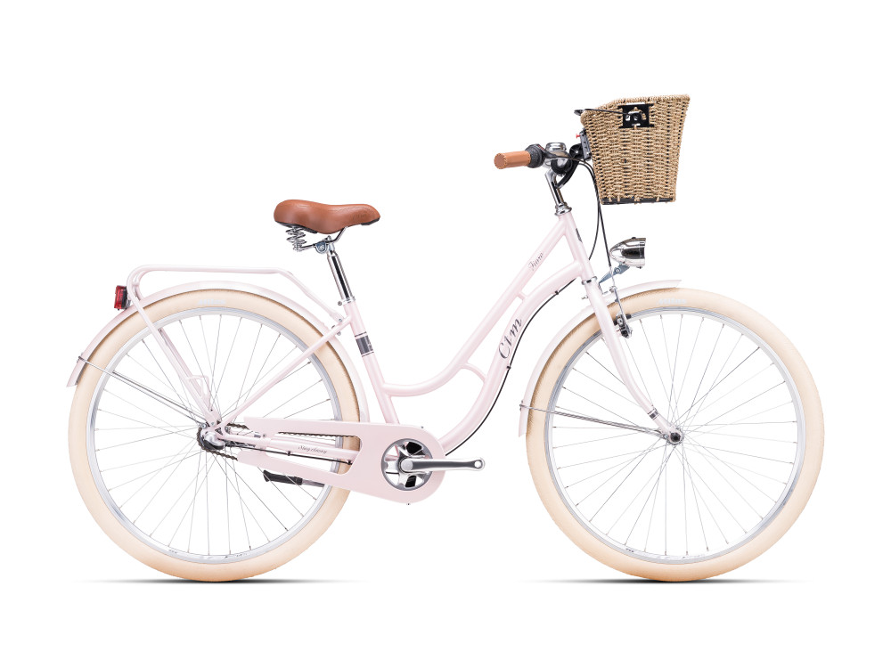 CTM Fiore városi női agyváltós kerékpár N3 - Gyöngyház világos rózsaszín - 17" - UTOLSÓ DARAB