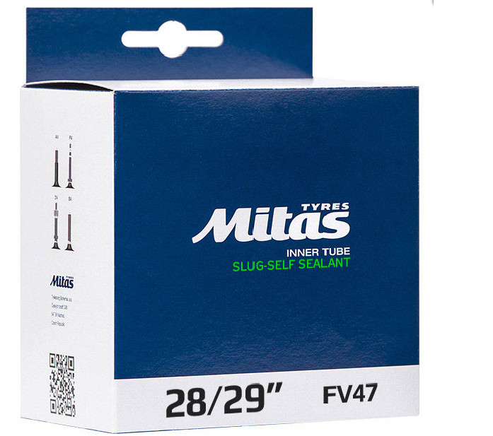 Image of 47/62-622/635 28/29x1,75-2,45 FV47 Slug Self Sealant Mitas kerékpár tömlő
