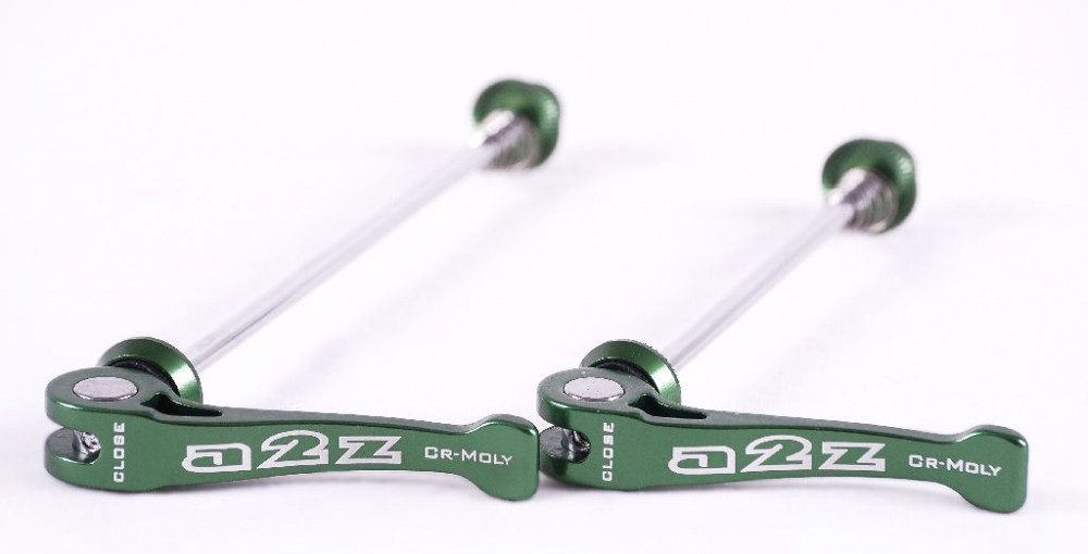 Image of a2Z CrMo első+hátsó gyorszár [zöld]