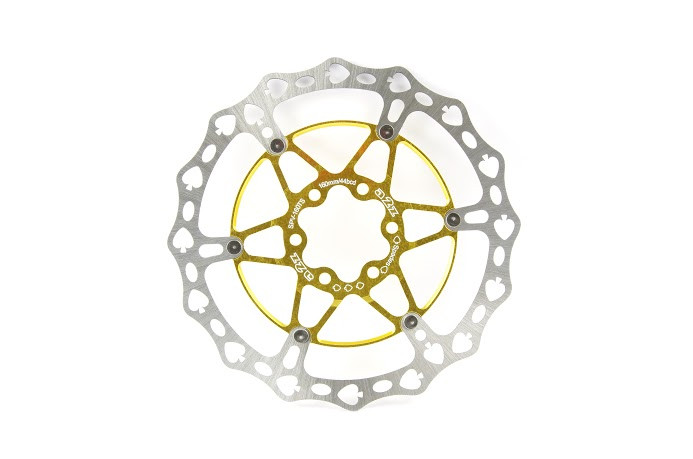 Image of a2Z Teppan-Yaki TY-SPV-TS 6 csavaros féktárcsa [arany, 160 mm, pikk]