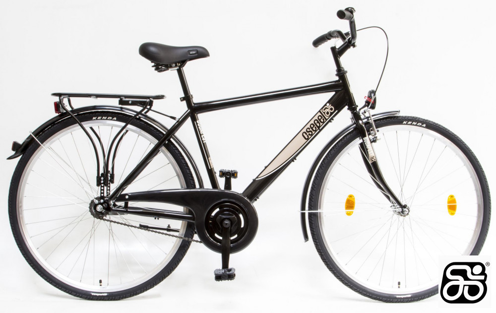 Csepel Budapest Férfi kerékpár 28" Kontrás - 1 sebességes - 21" - Fekete Csepel Budapest Férfi kerékpár 28" Kontrás - 1 sebességes - 21" - Fekete