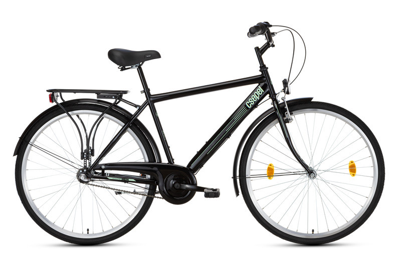 Image of Csepel kerékpár Budapest 28" N3 - 3 sebességes (Shimano agyváltó) - Férfi - Fekete - 21"